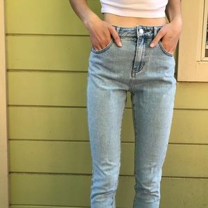 Pacsun cropped mom jeans